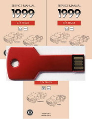1999 Chevrolet Silverado GMC Sierra Service Manual on USB