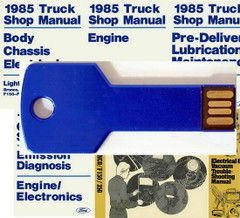 1985 Ford F-150 to F-350 Bronco Econoline Shop Manual 5 Volumes