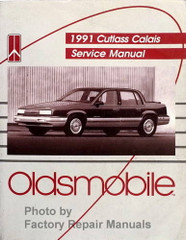 1991 Olds Cutlass Calais Service Manual 