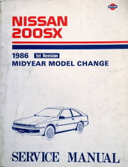1986 Nissan 200SX Mid-Year Service Manual