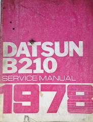 1978 Datsun B210 Service Manual