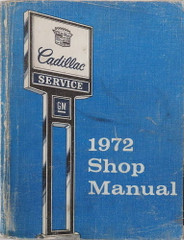 1972 Cadillac Shop Manual