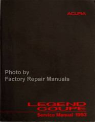 1993 Acura Legend Coupe Service Manual