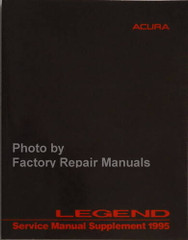 1995 Acura Legend Service Manual Supplement