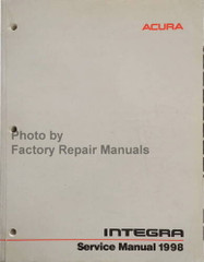 1998 Acura Integra Service Manual