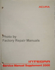 2000 Acura Integra Service Manual Supplement