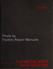 1993 Acura Vigor Service Manual