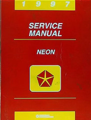 1997 Dodge Neon Plymouth Neon Service Manual