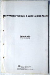 1987 Ford F150 F250 F350 Electrical Wiring Diagrams 