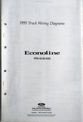 1993 Ford Econoline Van E150 E250 E350 Electrical Wiring Diagrams