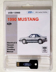 1990 Ford Mustang Electrical & Vacuum Troubleshooting Manual USB