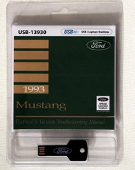 1993 Ford Mustang Electrical & Vacuum Troubleshooting Manual USB