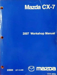 2007 Mazda CX-7 Workshop Manual