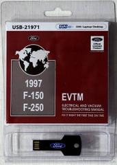 1997 Ford F150 F250 Electrical and Vacuum Troubleshooting Manual on USB