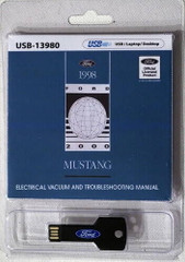 1998 Ford Mustang Electrical & Vacuum Troubleshooting Manual USB
