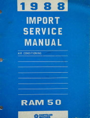 1988 Dodge Ram 50 Air Conditioning Service Manual