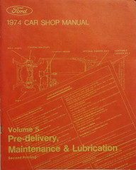 1974 Ford Car Shop Manual Volume 5
