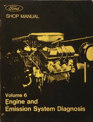 1973 Ford Lincoln Mercury Car Engine and Emission Diagnosis Shop Manual