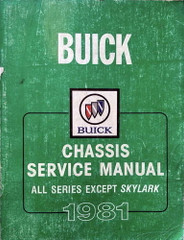 1981 Buick Chassis Service Manual 