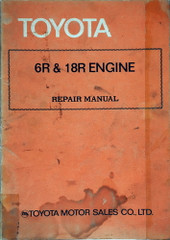 1972 Toyota 6R and 18R Engine Repair Manual 