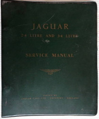 Jaguar 2.4 Litre and 3.4 Litre Service Manual