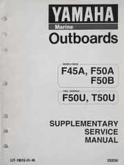 1995 Yamaha Outboard F45A F50A F50B F50U T50U Service Manual Supplement