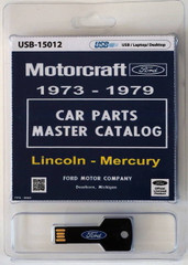 1973-1979 Lincoln Mercury Car Master Parts and Accessories Catalog on USB