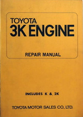 Toyota 3K Engine Repair Manual Includes K & 2K\n