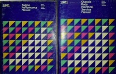 1981 Dodge Omni Aries Plymouth Horizon Reliant Service Manual Set