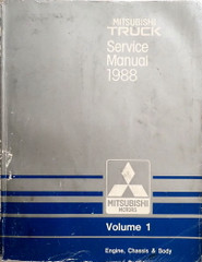 1988 Mitsubishi Truck Service Manual