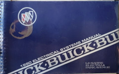 1990 Buick LeSabre Electra Park Ave Electrical Systems Manual