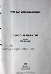 1990 Lincoln Mark VII Electrical Wiring Diagrams 