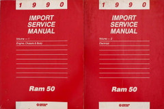 1990 Dodge Ram 50 Service Manual Volume 1, 2