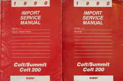 1990 Dodge Plymouth Colt Eagle Summit Service Manual