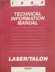 1990 Eagle Talon Technical Information Manual
