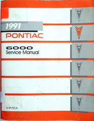 1991 Pontiac 6000 Service Manual