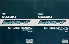 2001 Suzuki Swift Service Manual Volume 1, 2