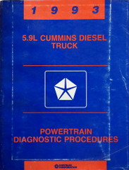 1993 Dodge Truck 5.9L Cummins Diesel Powertrain Diagnostic Procedures