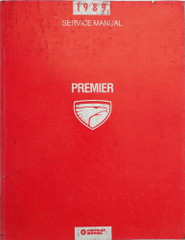 1989 Eagle Premier Service Manual