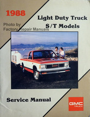 1988 GMC Light Duty Truck S/T Models Service Manual 