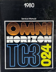 1980 Plymouth Horizon TC3 Dodge Omni 024 Service Manual