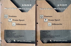 1997 Venture, Silhouette, Trans Sport Service Manual Volume 1, 2