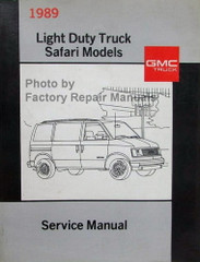 1989 GMC Safari Service Manual