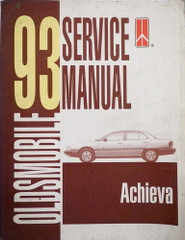 1993 Oldsmobile Achieva Service Manual
