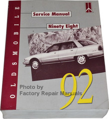 Oldsmobile Service Manual Ninety Eight 1992