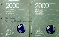 2000 Ford Contour Mercury Mystique Workshop Manual Volume 1, 2