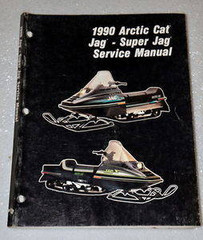 1990 Arctic Cat Jag Super Jag Snowmobile Service Manual