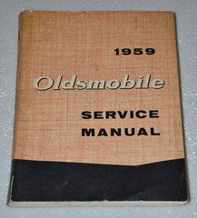 1959 Oldsmobile Super 88 98 Dynamic Fiesta Shop Service Manual Original