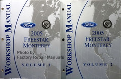 2005 Ford Freestar Mercury Monterey Workshop Manual Volume 1, 2