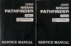 1999 Nissan Pathfinder Service Manual Volume 1 and 2